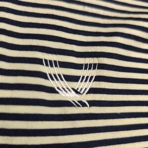 PETER MILLAR Men's XL Yellow/Blue Polo Shirt Stripe Winged Logo Stretch 1V‎